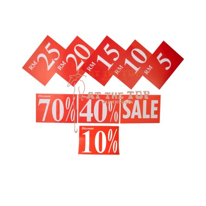 Price Card A5 Size